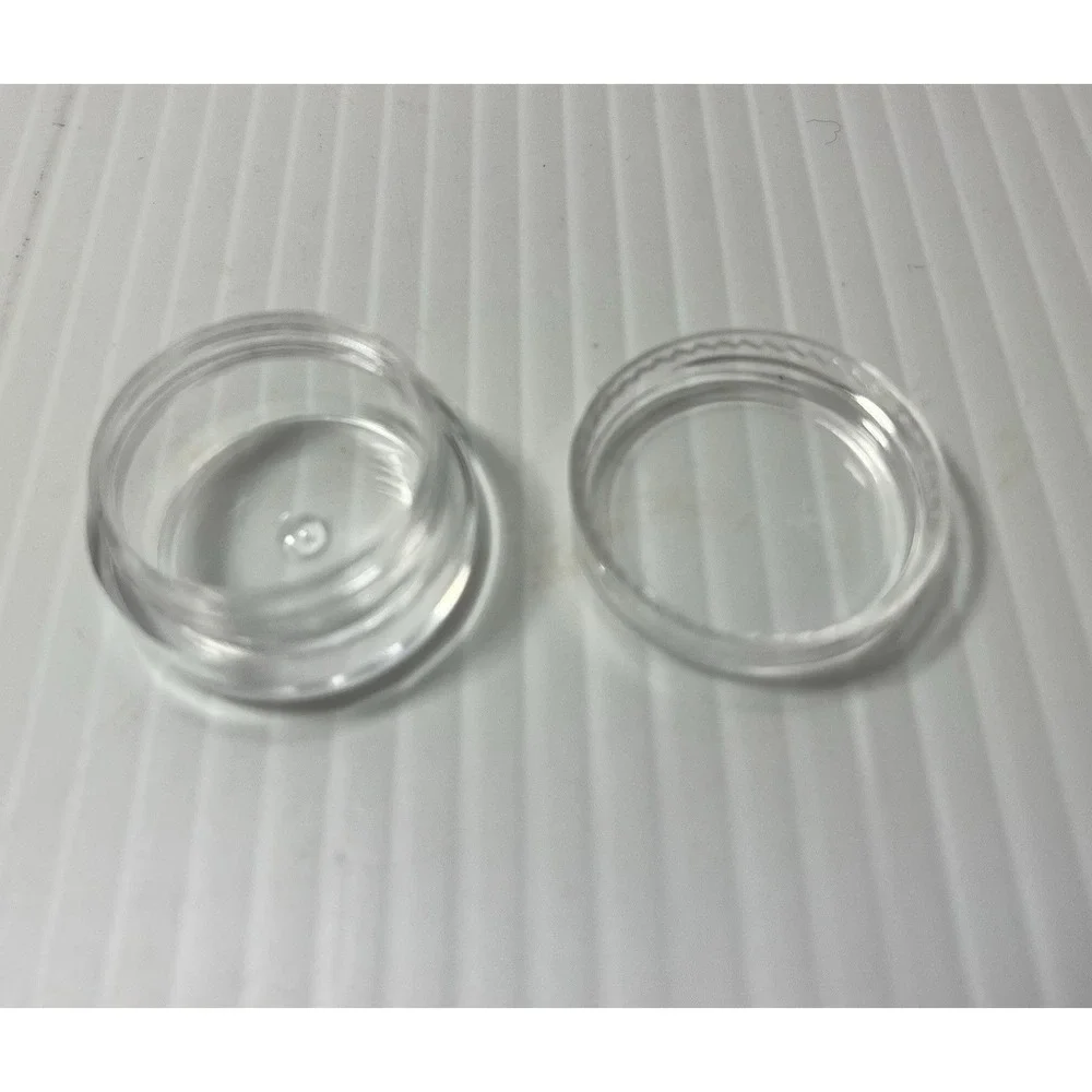 Makeup Sample Containers Screw On Lids (196) Plastic Containers Clear Lids Small